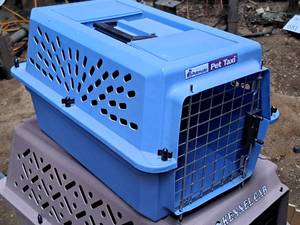 lot 745 image: Petmate Pet Taxi Pet Carrier (Blue)