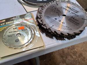 lot 816 image: Lot of (15) Circular Saw Blades - 7-14 and 4-12