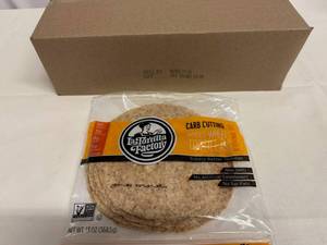 lot 50 image: 10x 10ct Carb Cutting Whole Wheat Tortillas