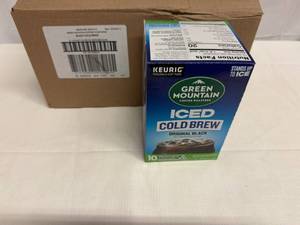 lot 52 image: 6x 10ct Kcups Green Mountain Iced Cold Brew