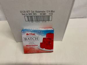 lot 56 image: 12x 4.8oz My-T-Fine Watermelon Gelatin(Jello)