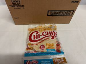 lot 62 image: 12x 12ct Chi-Chis Flour Tortillas-Taco Size