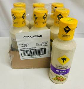 lot 165 image: 6x 12oz Caesar Dressing-California Pizza Kitchen