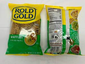 lot 215 image: SK. 30x 3.5oz Rold Gold Orignal Waffle Pretzels