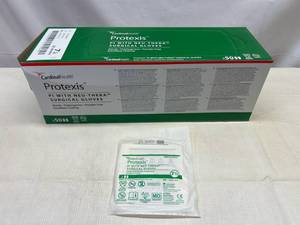 lot 189 image: 50 ProtexisPI With Neu-Thera Surgical Gloves Size 7.5 2D73TE75