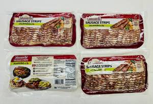 lot 243 image: C. 6x 10oz Johnsville Sausaage Strips-Jalapeno