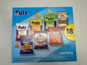 lot 173 image: Utz Variety Snack Pack-18 1.25oz bags
