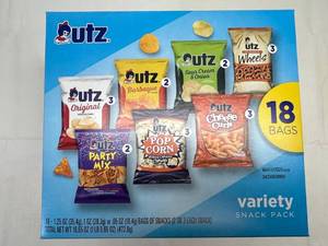 lot 175 image: Utz Variety Snack Pack-18 1.25oz bags