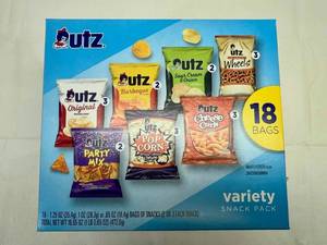 lot 176 image: Utz Variety Snack Pack-18 1.25oz bags