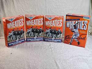 lot 22 image: Lot of Wheaties Cereal Boxes Featuring Minnesota Twins 87 World Series win and Kirby Puckett