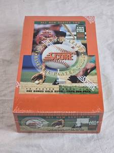 lot 30 image: Unopened Box of 1994 Score Baseball Player Cards