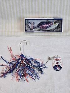 lot 64 image: Lot of Minnesota Twins Themed Fishing Lures
