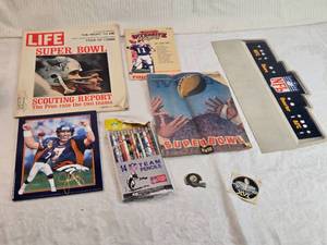 lot 127 image: Lot of Super Bowl and NFL Memorabilia