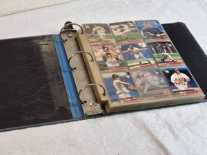 lot 134 image: Binder of Baseball Cards Mostly from the Early 90s, Including Many Fleer Ultra 93