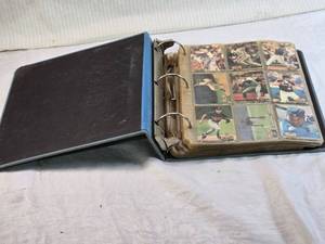 lot 136 image: Binder of early 1990s Topps Stadium Club Baseball Cards