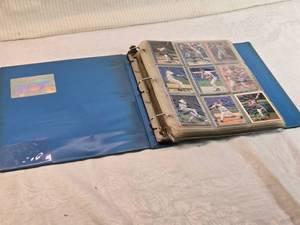 lot 138 image: Binder of 1993 Fleer Baseball Cards