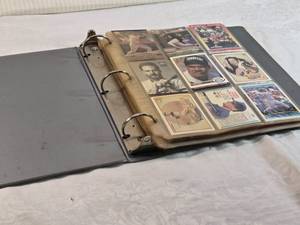lot 142 image: Binder of Sports Cards Mostly Early 90s MLB, Joe Montana, Kirby Puckett and More