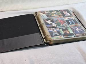 lot 143 image: Binder of Baseball Cards Mostly Early 90s Topps Stadium Club
