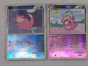lot 173 image: Lot of Two Pokemon Trading Cards Slowpoke and Slowking