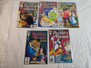 lot 181 image: Lot of Disneys Beauty and the Beast All new Stories Comic Books Issues 1-5