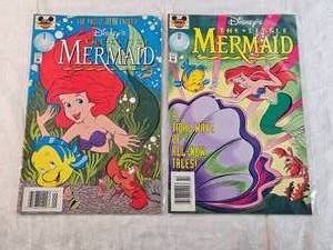 lot 182 image: Lot of 2 Disneys The Little Mermaid Comic Books Issues 1 and 2