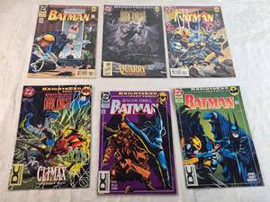 lot 190 image: Batman Comics Lot of Knightquest and Knightsend Issues