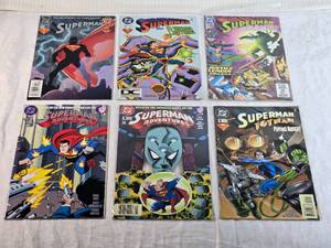 lot 200 image: Lot of 6 Superman Comic Books