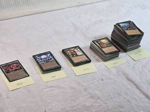 lot 209 image: Vintage Magic the Gathering Cards from 1994, 1995, 1996, 1997, 1998