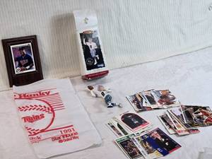 lot 213 image: Kirby Puckett Plaque Card, Homer Hanky, Troy Aikman Figure, Cards and More