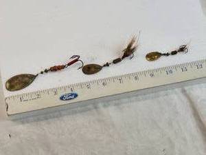 lot 235 image: Vintage Fishing Lures Appear to be Older Mepps