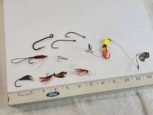 lot 241 image: Variety of Fishing Hooks and Lures