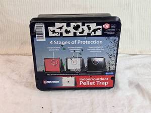 lot 272 image: Crosman IndoorOutdoor Pellet Trap with Target Sheets