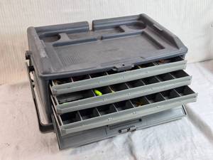 lot 273 image: Fishing Tackle Box with Lures and Accessories