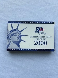 lot 12 image: 2000 U.S. Mint Proof Set - 10 pc set