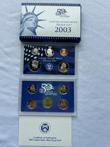 lot 23 image: 2003 U.S. Mint Proof Set - 10 pc Set