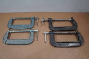 lot 101 image: 4 6 C-Clamps