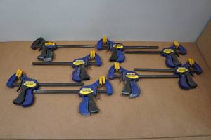 lot 105 image: Assorted Irwin Clamps