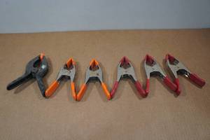 lot 108 image: 6 Pinch Clamps