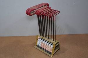 lot 111 image: Eklind T-Handle Hex Key Set