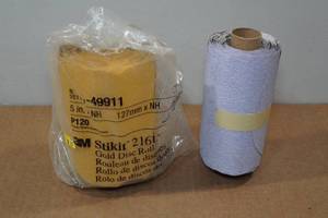 lot 122 image: 3M Disc Rolls - P240 & P120