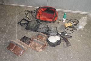 lot 133 image: Tool Belts and Knee Pads with Assorted Tools