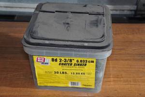 lot 141 image: 2-38 Coated Sinker Nails