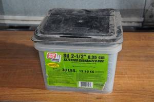 lot 150 image: 2-12 Exterior Galvanized Nails