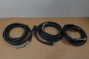 lot 158 image: 3 Replacement Power Cords with Ground