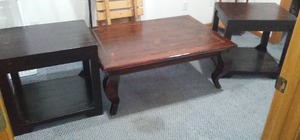 lot 33 image: Wood Coffee and End tables (2).