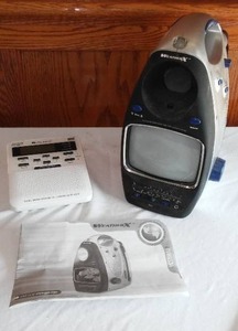 lot 11 image: Midland Alert Radio and Weather X Band Radio with Lantern, BW TV.