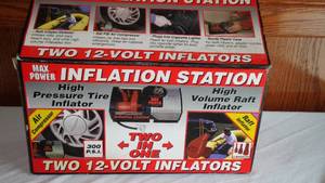 lot 48 image: Max Power Inflation Station 12 Volt Inflaters.