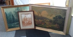 lot 61 image: Countryside Theme Art (3) Mclain Signed.
