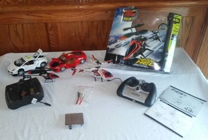 lot 91 image: Air Hogs and Gyro RC Heli Toys, Cars (2).