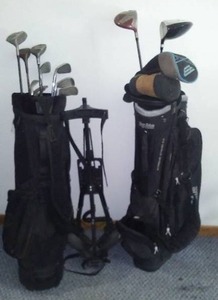 lot 107 image: Clubs, Drivers Taylor Made, Dunlop, Tour Edge, Triumph, Ping.